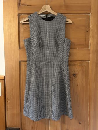 Kleid Mango Suit schwarz weiss Grösse S 