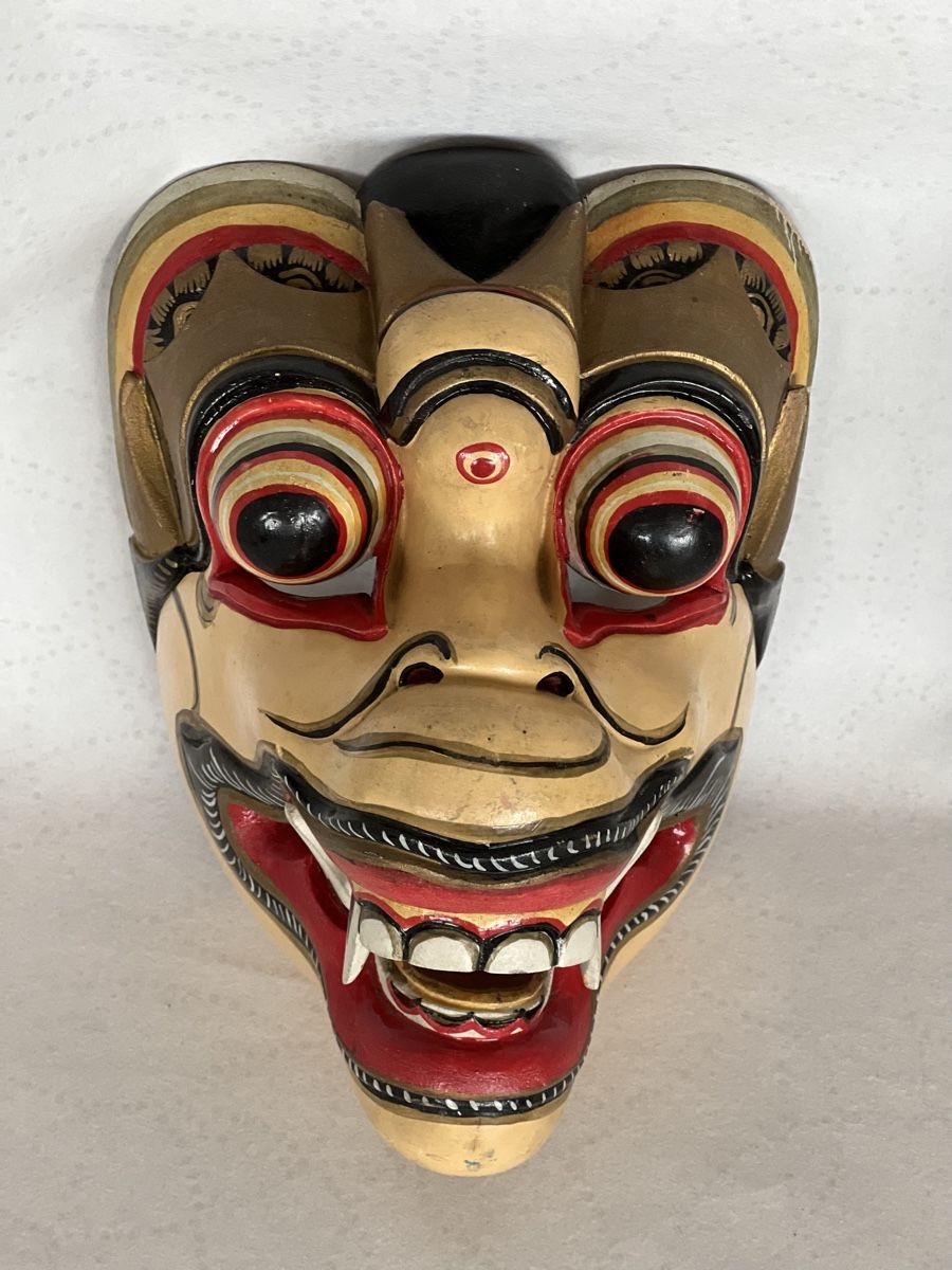 Masques: Vintage  Maske, handgeschnitzt, Sammlerstück – D'occasion à Moehlin par Balirain 4
