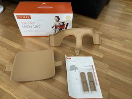 Stokke Tripp Trapp Baby Set mit Zubehör beige gebraucht