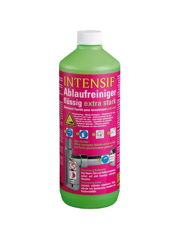 Sonstige Reinigungsgeräte: Rohrreiniger INTENSIF extra stark 1Liter – Neu und originalverpackt aus Wettingen von Swala 1