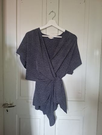 Luftige Sommerbluse zum wickeln, M-L