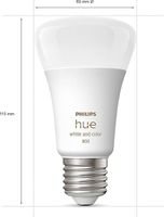 Ampoule Philips Hue White & Color Ambiance BT + interrupteur