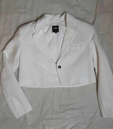 Cropped Blazer Jacke Zara