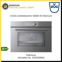 V-ZUG CombiSteamer V6000 45 2303200004 Steamer  Platinum