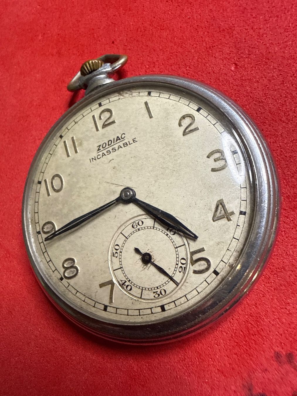 Zodiac Orologi: Zodiac Taschenuhr 49 mm – Difettoso da Pfeffingen venduto da Allhandelklgwatches
