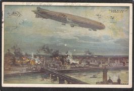 ^Zeppelin Künstlerkarte Hans Rudolf Schulze