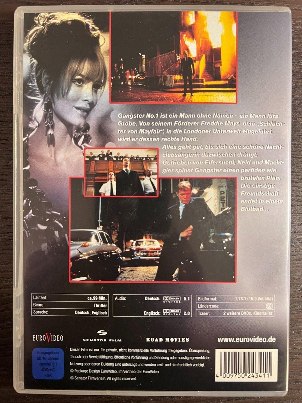 Tutti i DVDs: Gangster No. 1 – Usato da Zürich venduto da FilmFreunde 1