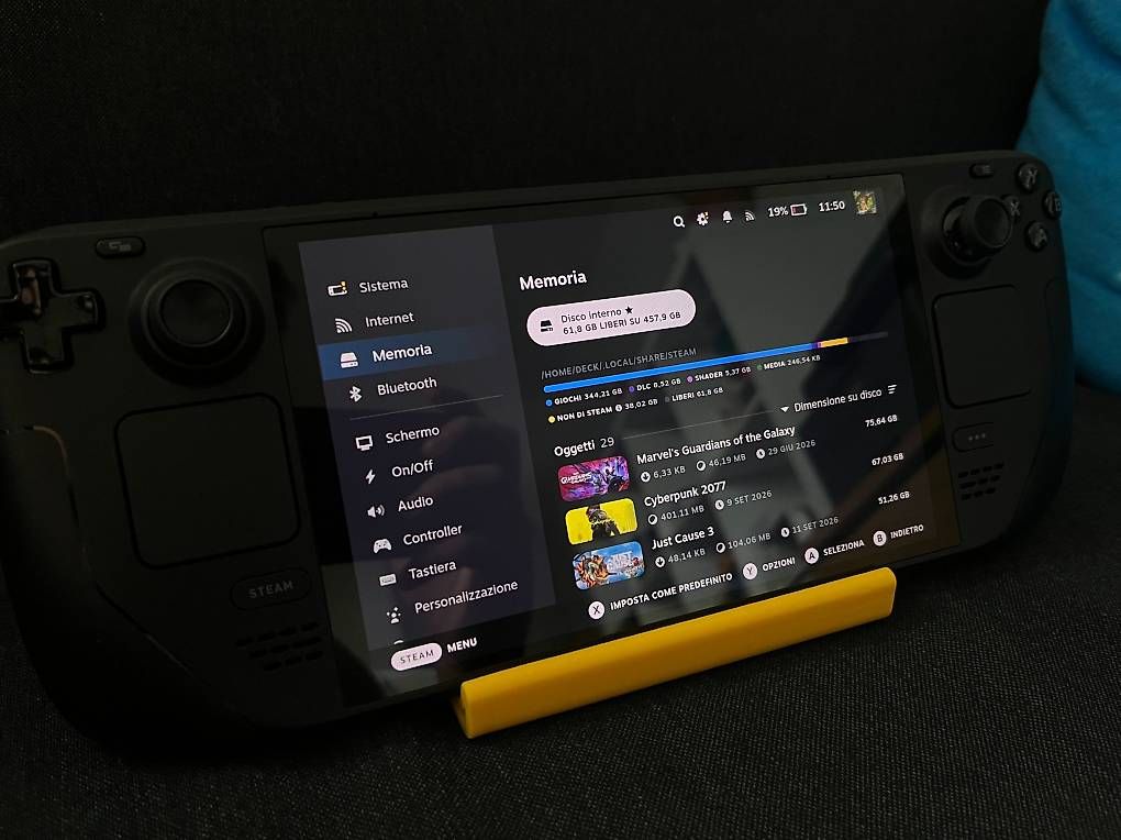Valve Console: Steam deck oled 512GB – Usato da Vacallo venduto da dav_mk5