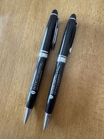 Lot de 2 stylos Hotel Intercontinental noirs