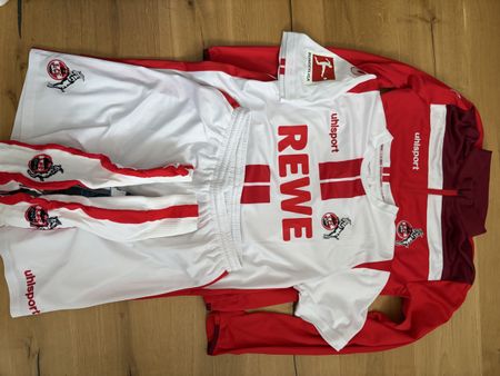 FC Köln Trikot, Hose, Sweat, alles Gr L