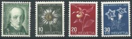 Série Pro Juventute 1943, neuf **