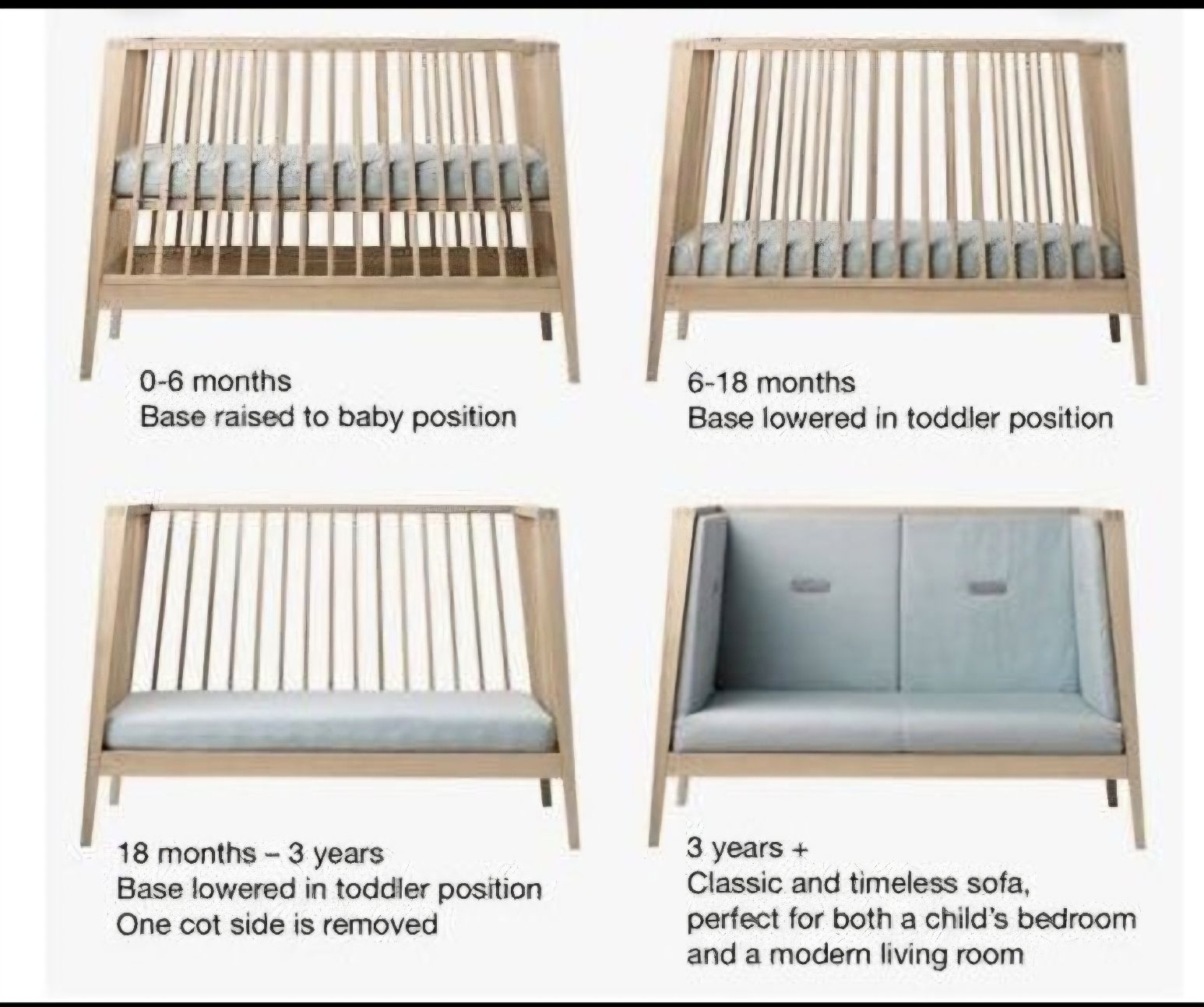 Betten: Lit bébé Leander Linea – Gebraucht aus Genève von sar_7mzn 2