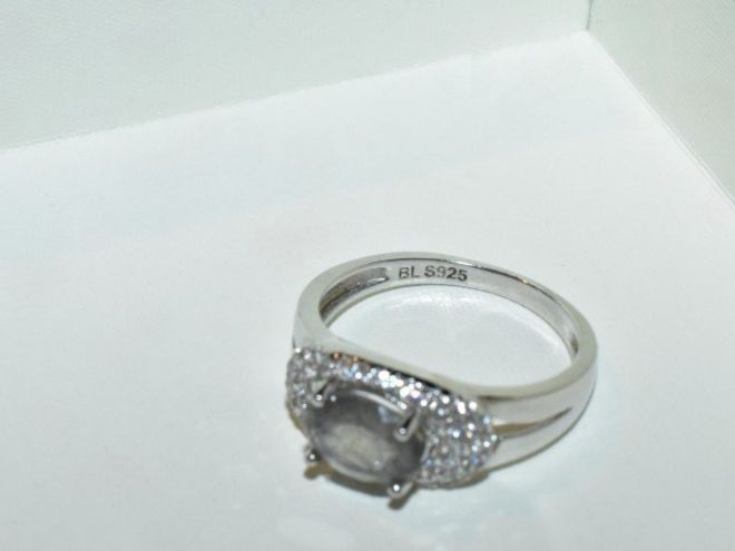 Ringe: Silberring 925 mit Labradorit und Zirkonia Gr. 54 – Neu und originalverpackt aus Laufen von flowerfan 1