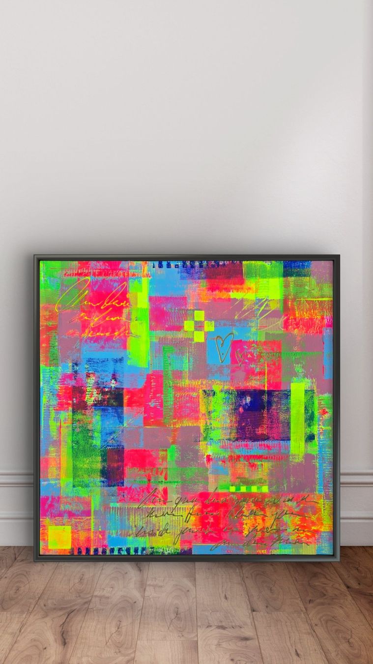Dipinti: Acrylbild 'SPARKS' • 60x60 • JasArt – Nuovo (secondo la descrizione) da Wikon venduto da Nephilim74 3