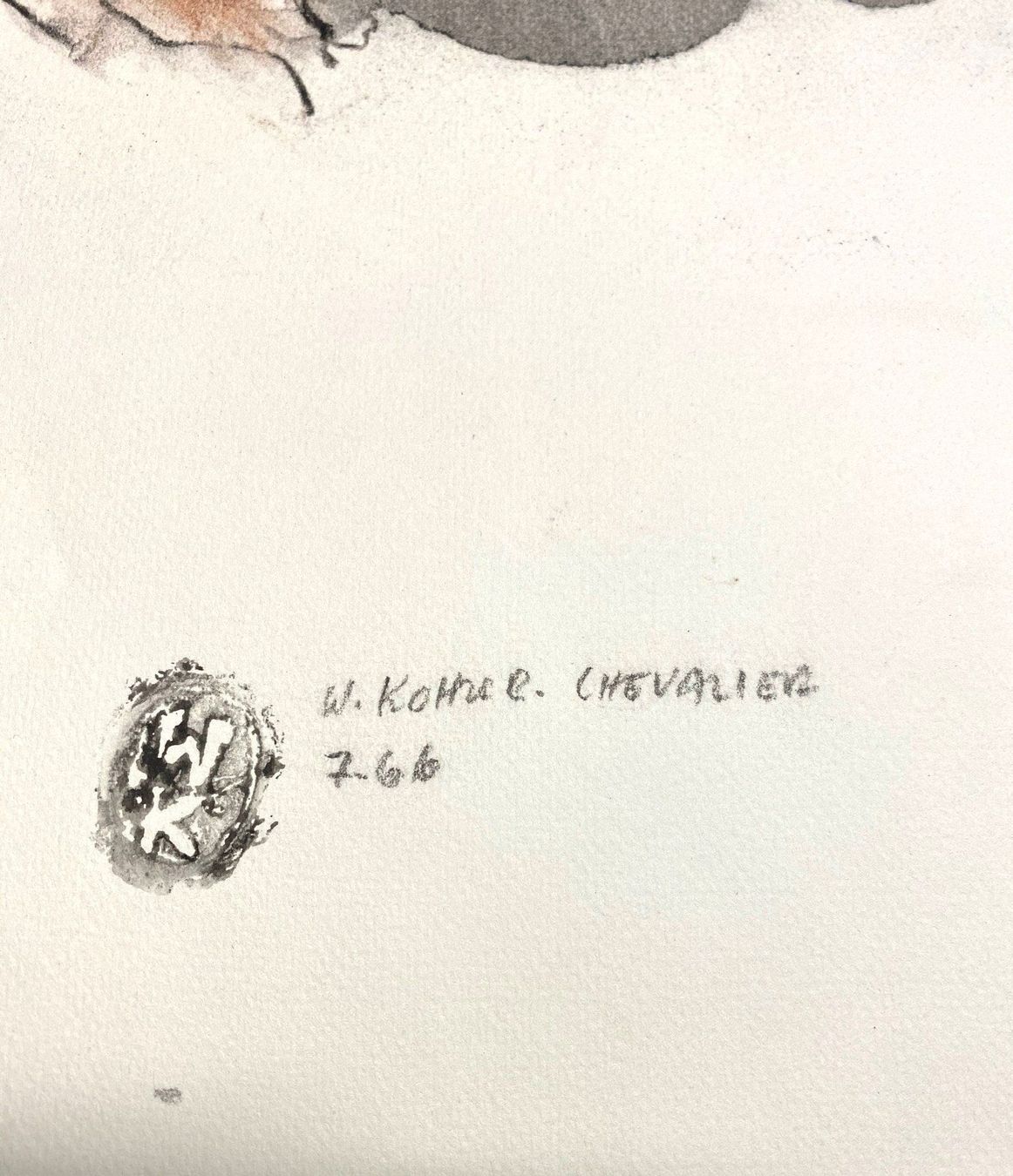 Dipinti: Walter Kohler-Chevalier Aquar. 1966 – Nuovo (secondo la descrizione) da grenchen venduto da Belarte 1