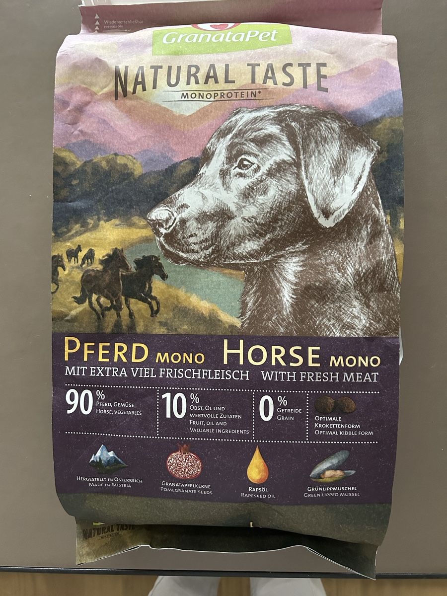 Mangimi: Hunde Futter Monoprotein- Pferd – Nuovo e nell'imballaggio originale da Liebefeld venduto da urbanier