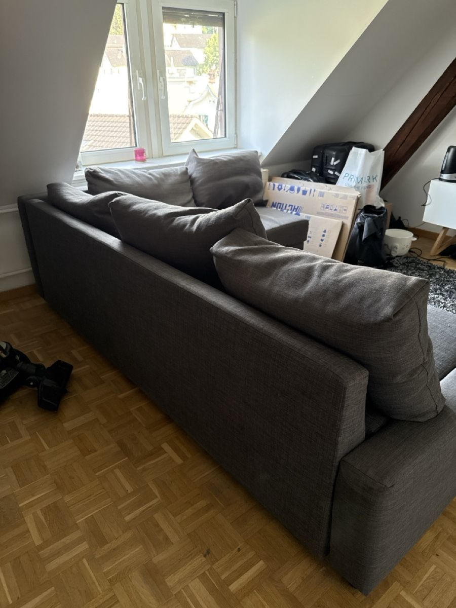 Sofas: Ecksofa grau Stoff mit Schlaffunktion  – Gebraucht aus Luzern von jan_8q25 1