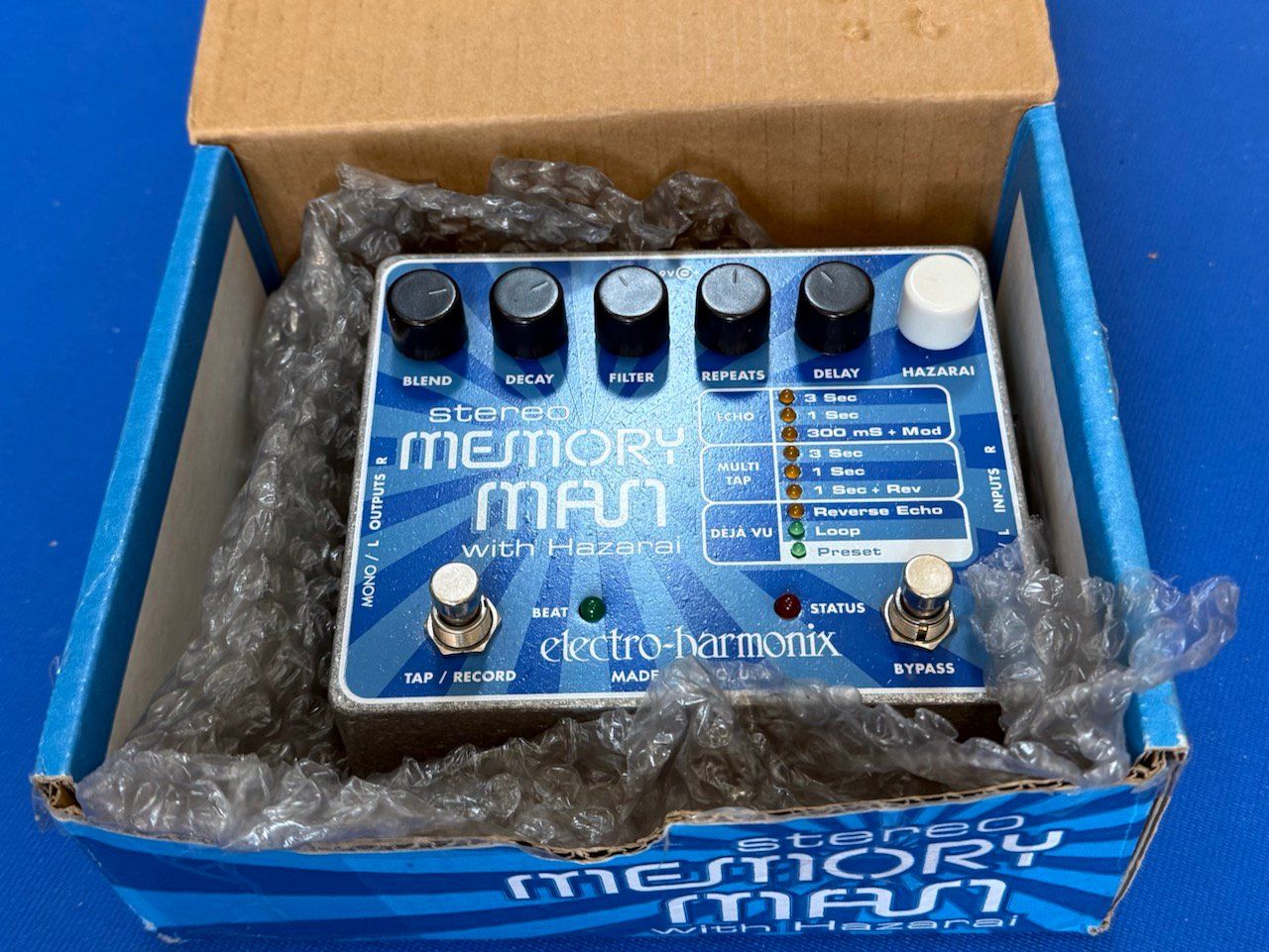 Electro-Harmonix Strumenti musicali: EHX Stereo Memory Man – Usato da Basel venduto da Kimmekorn