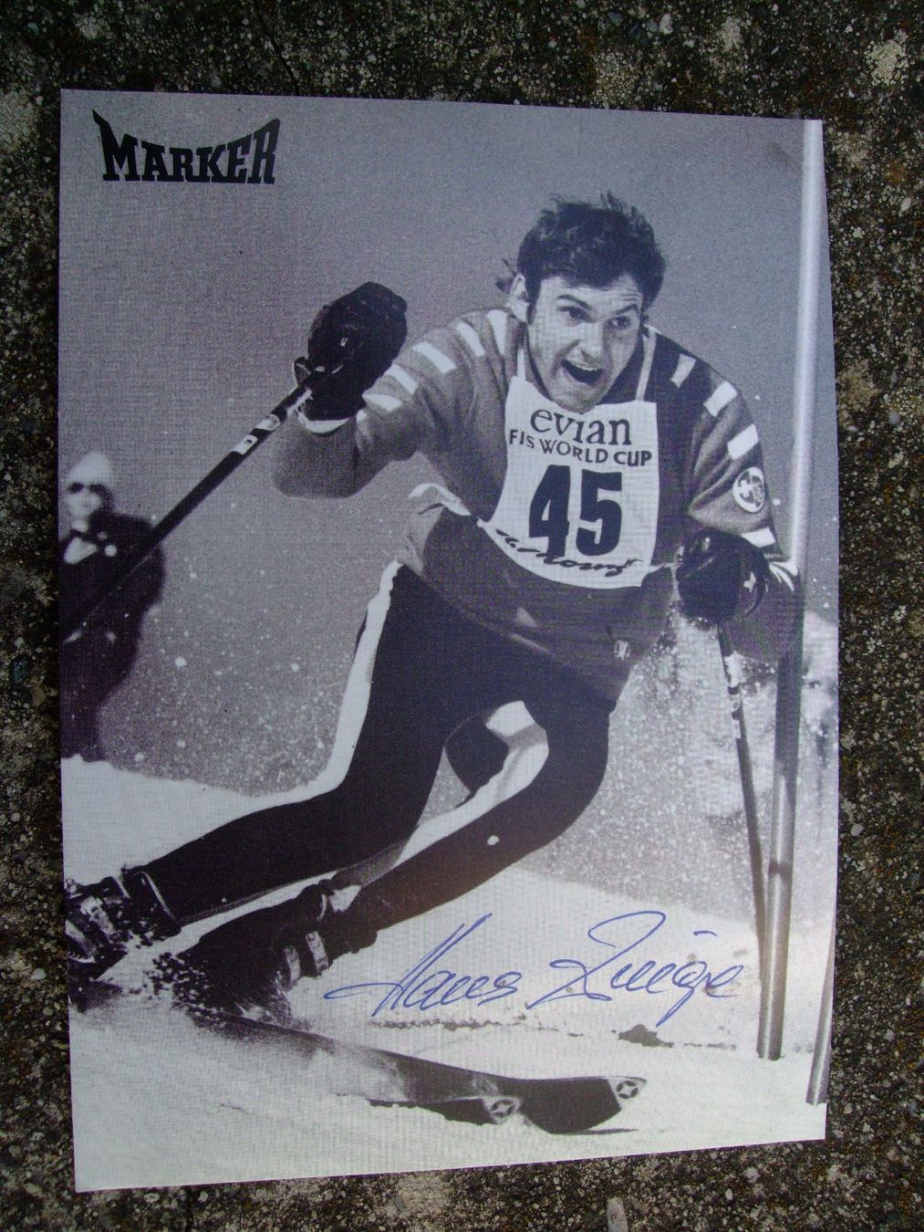 Autografi: HANS ZINGRE (CH) AUTOGRAMMKARTE TOP – Usato da Schachen b. Reute venduto da Dzestar