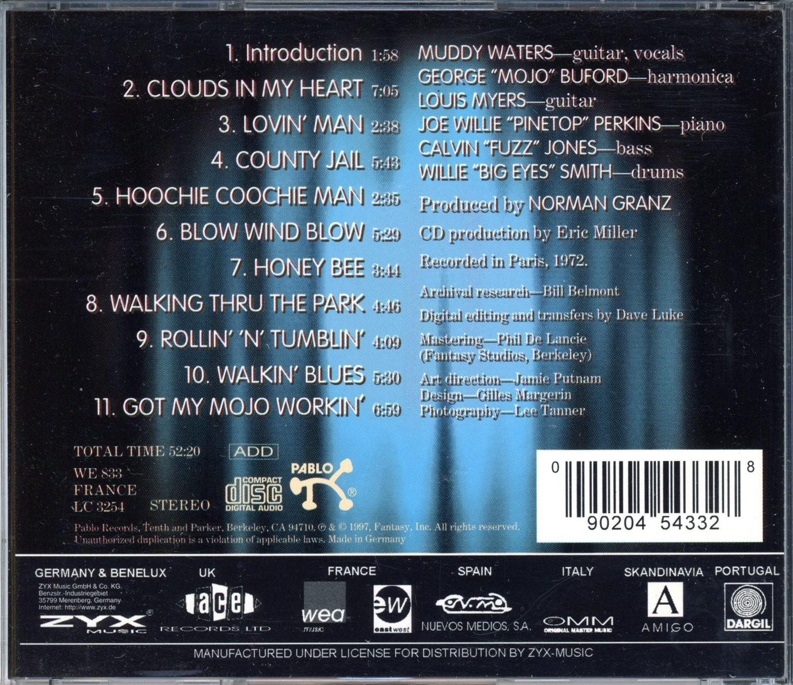 CD: CD - MUDDY WATERS Live in Paris 1972 – Nuovo (secondo la descrizione) da Morges venduto da evnocha3 2