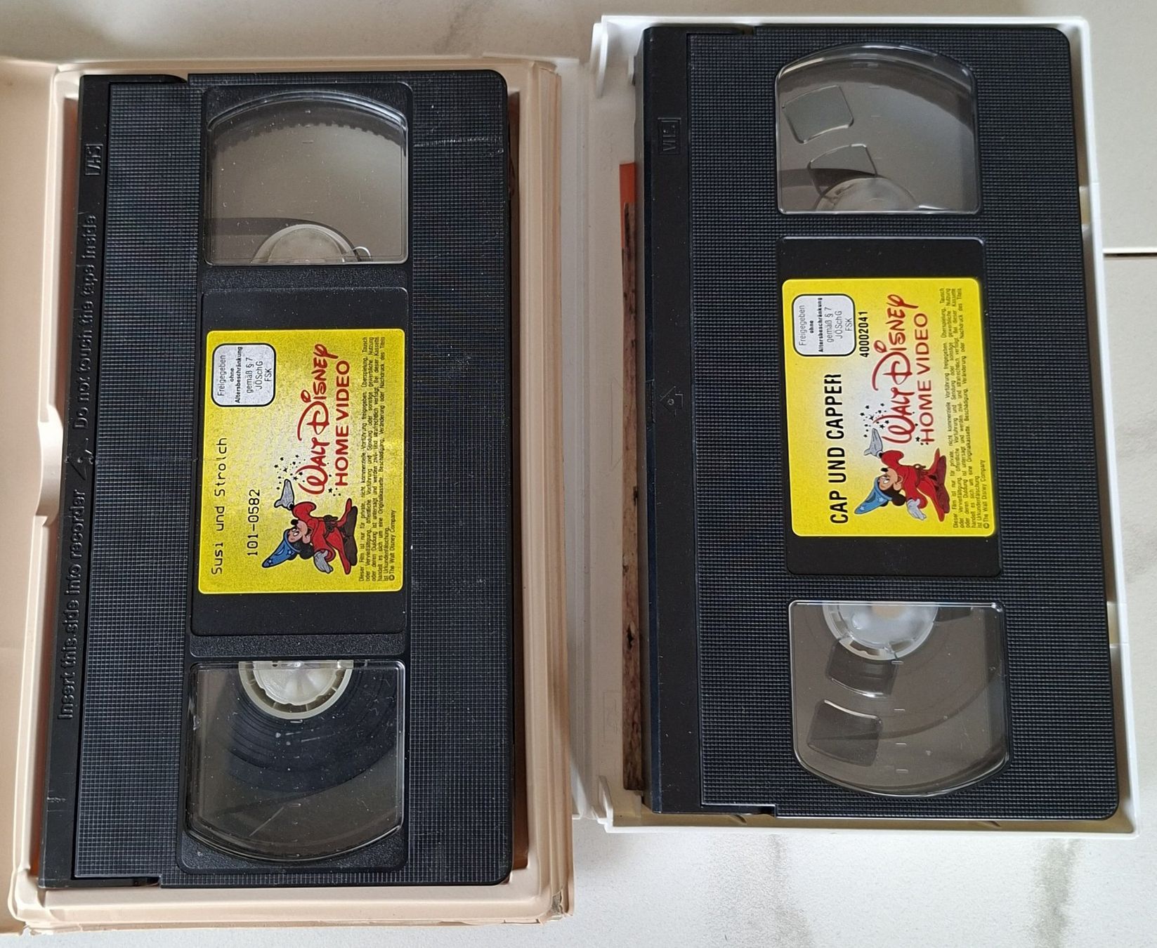 Tutti i VHS: VHS Disney Susi & Strolch & Cap & Capper – Usato da Ziefen venduto da MullerD 3