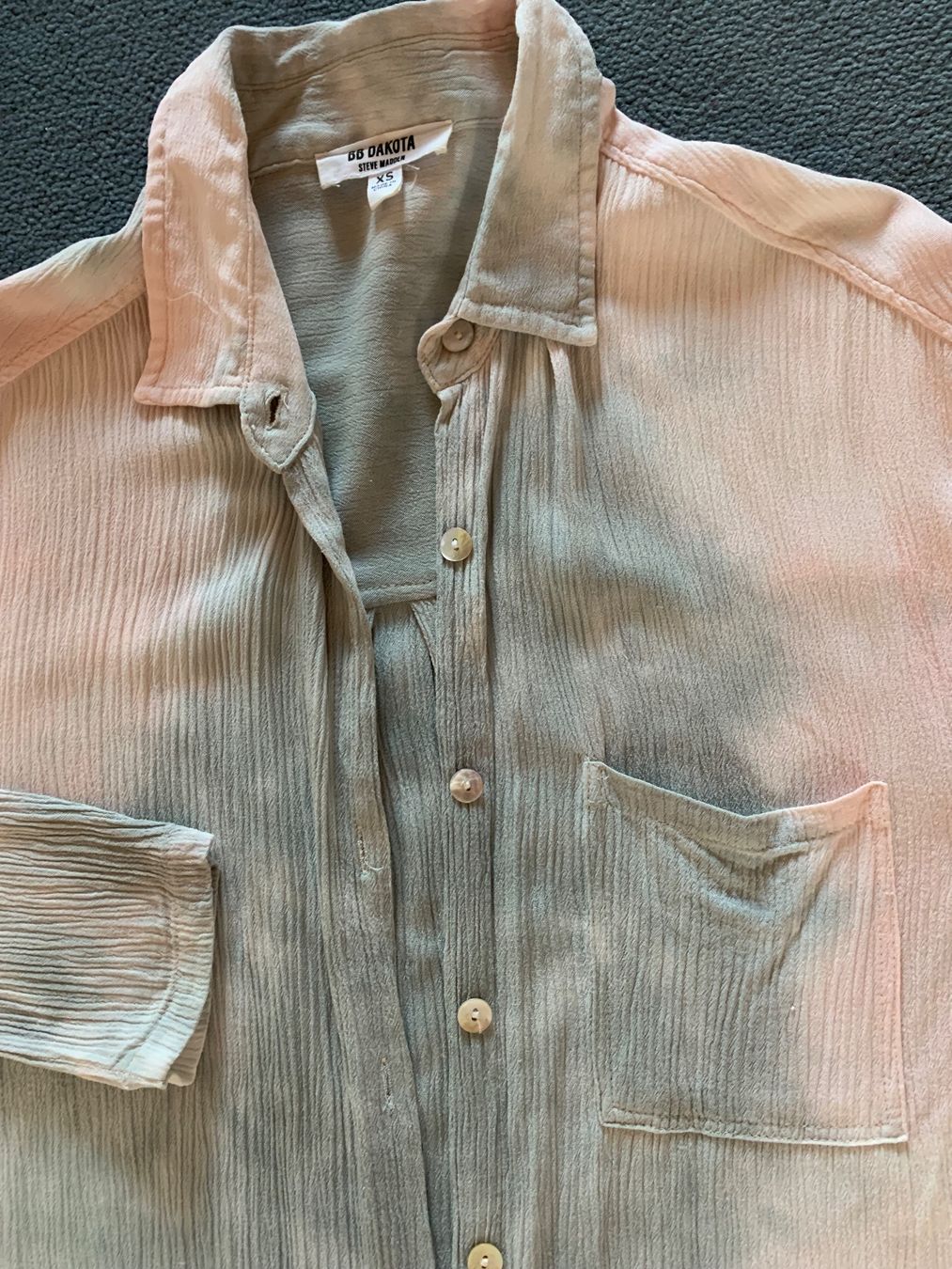 Camicette: Hemdbluse, BB Dakota by Steve Madden, Batik-Optik, XS – Usato da Wiesendangen venduto da Babalegi 1