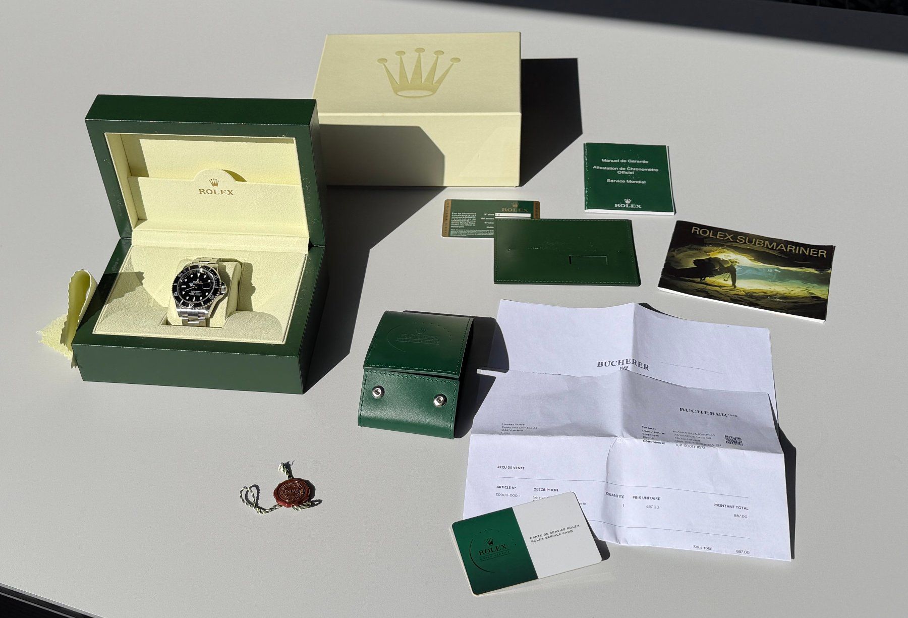 Rolex Orologi: Rolex Submariner date 40mm 2009 – Usato da Vuadens venduto da 0vomaltine 1