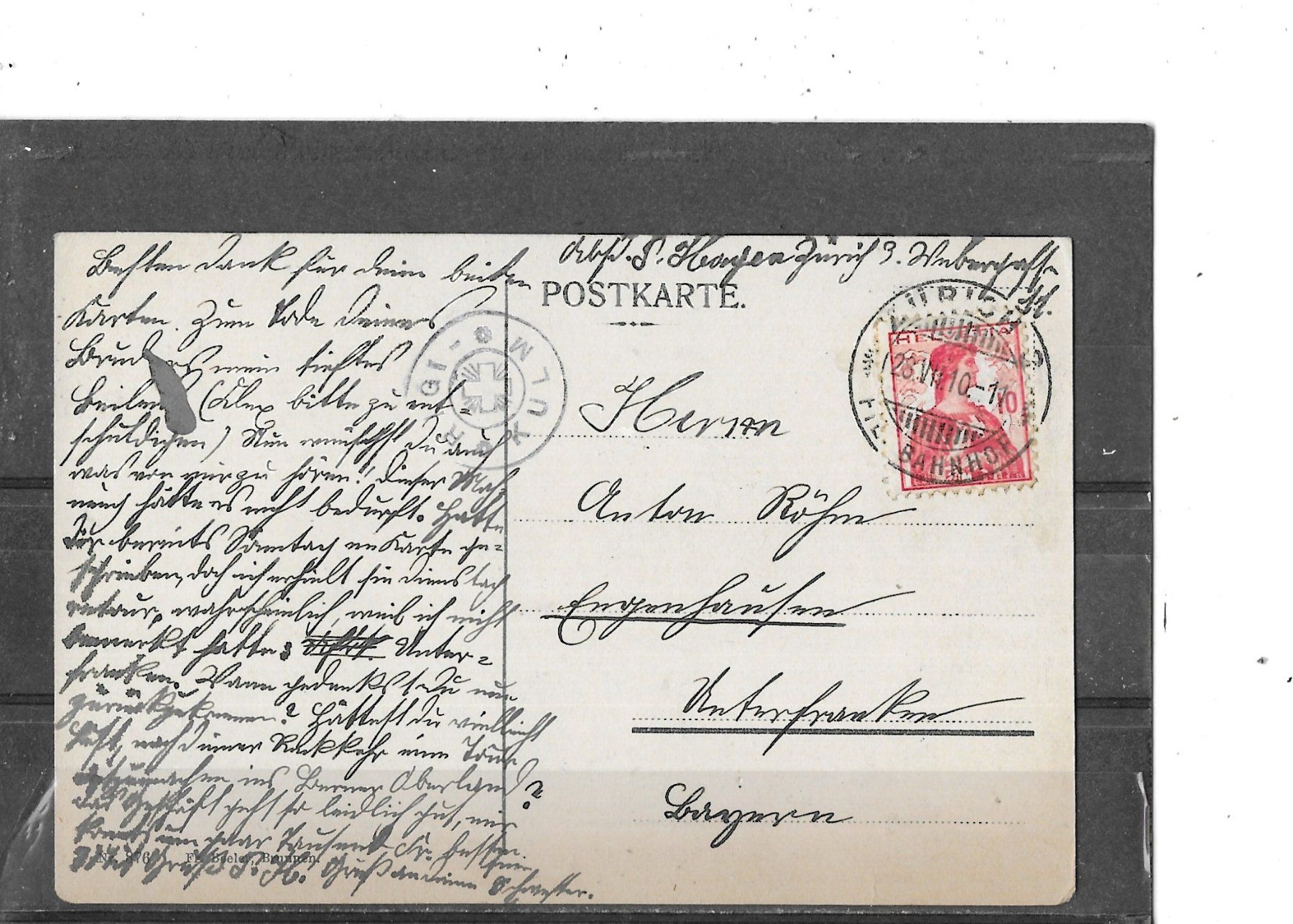 Cartes postales: LU Rigi-Felsenthor 1910 – D'occasion à Schocherswil par Wilare 1