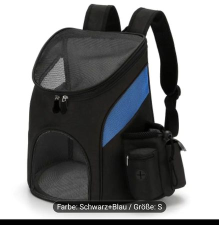 Praktischer Hunde-Rucksack, neuwertig, ideal für Ausflüge!