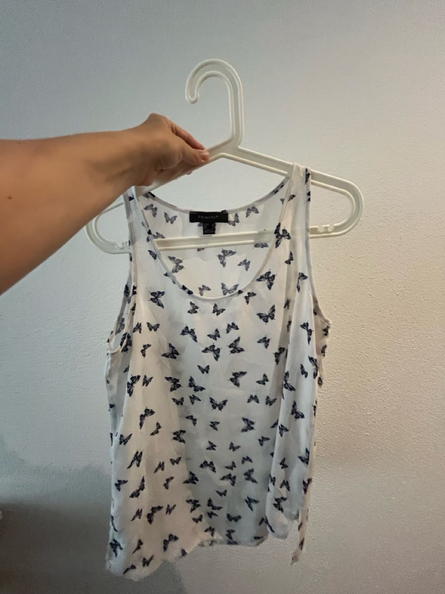 Camicette: Damen Bluse Schmetterling Muster – Usato da Dallenwil venduto da vani_lia