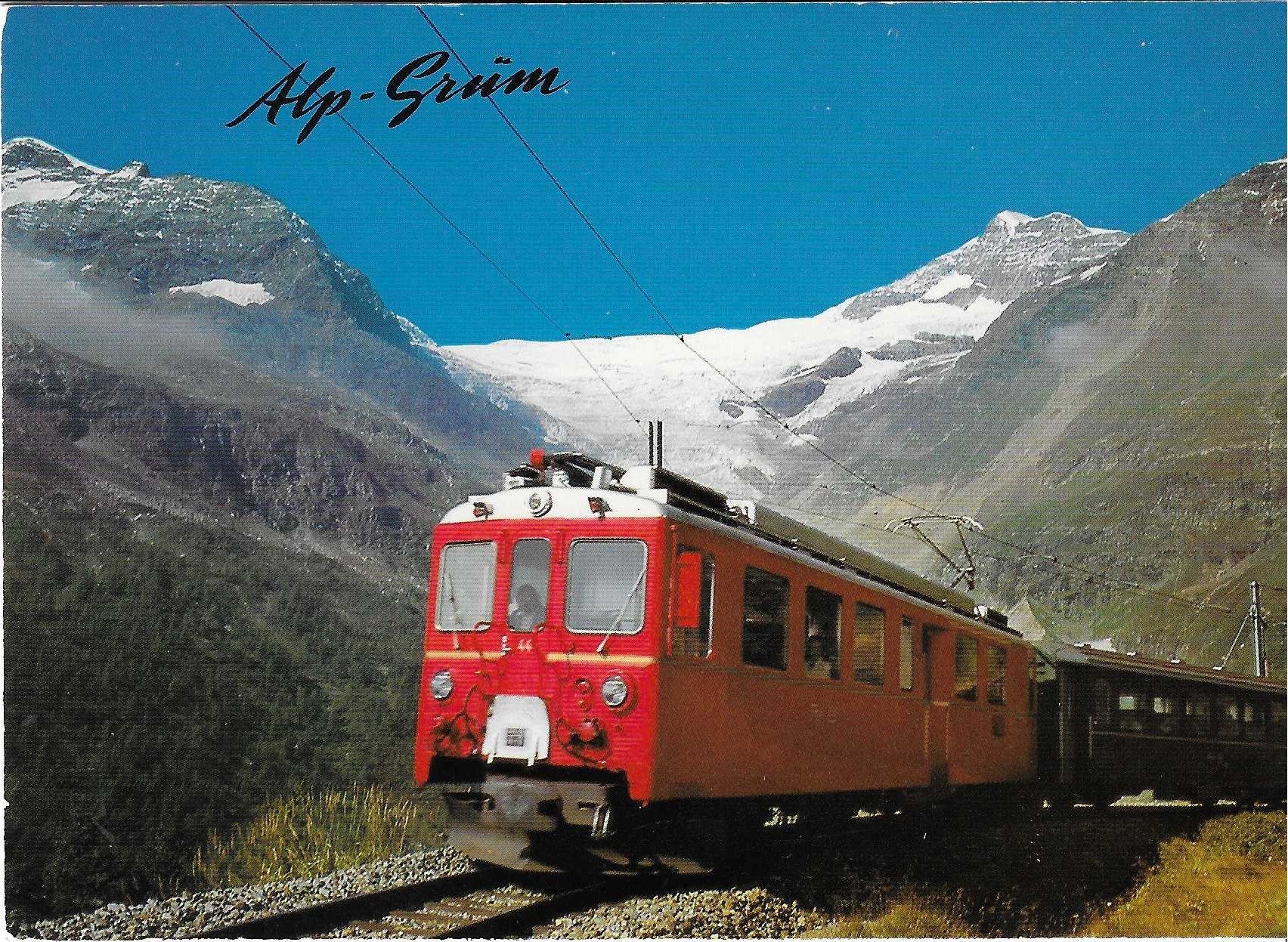 Cartoline postali: Berninabahn bei der Alp-Grüm – Nuovo (secondo la descrizione) da Rothrist venduto da Stranglehold