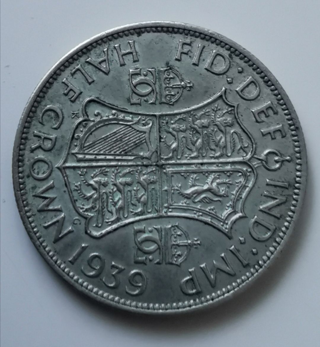 Tutti le monete: Half Crown 1939 Grossbritannien Silber  – Usato da Zürich venduto da turbopuz