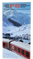 Broschüre Furka Oberalp Bahn