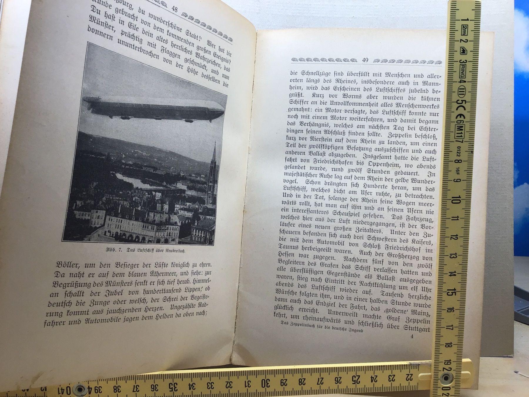 Libri: Historisches Zeppelinbuch - Verlag Ullstein 1917 – Usato da Männedorf venduto da Modell-Spezialisten 1
