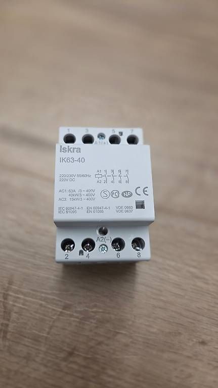 Interruttori: Installationsschütz Iskra IK 63-40 230 VAC/DC – Nuovo (secondo la descrizione) da St.Erhard venduto da tokylo