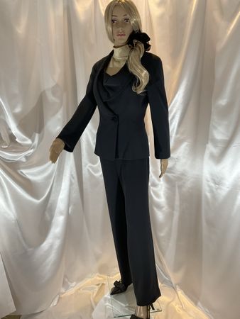 Armani Hosenanzug taupe in Grösse 40.