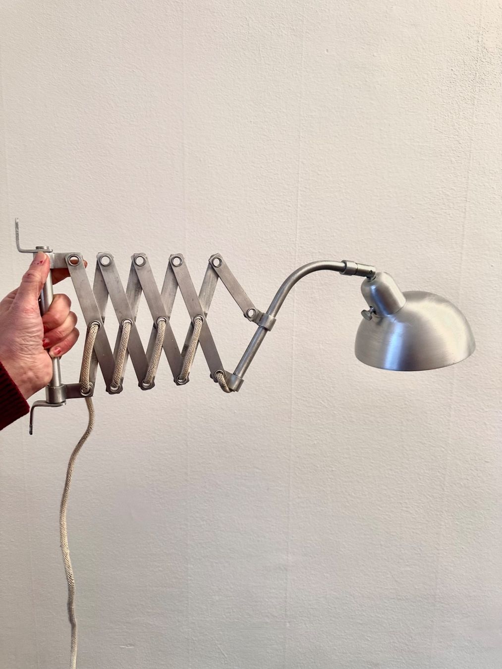 Lampade: Lampe murale accordéon en aluminium – Usato da Lausanne venduto da jul_v9ht 4