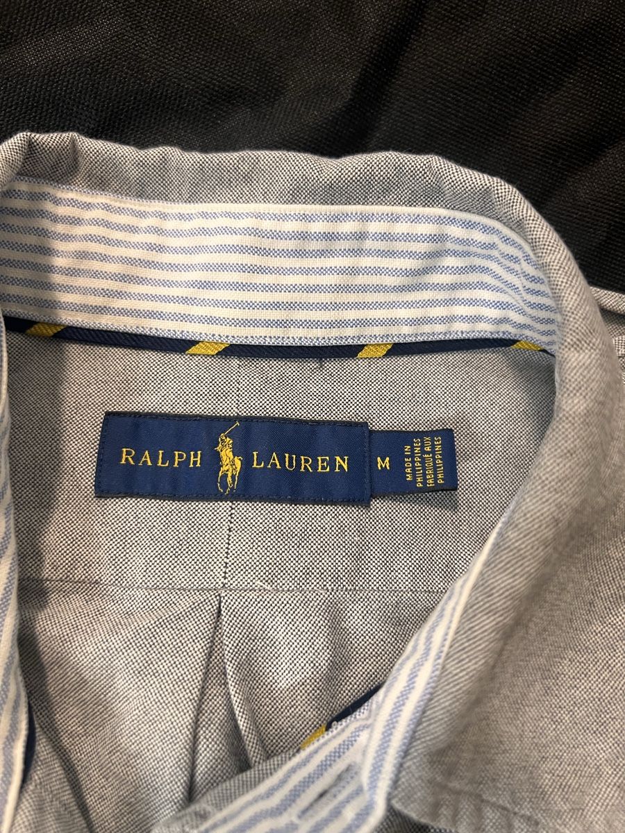 Ralph Lauren Camicie: Ralph Lauren Hemd grau Langarm Grösse M  – Usato da Diepoldsau venduto da Tayiron 1