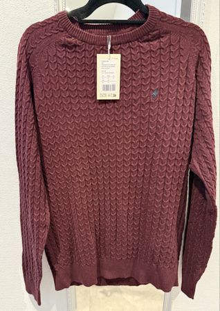 Herren Pullover Grösse XL.  Neu Farbe- Mottled bordeaux