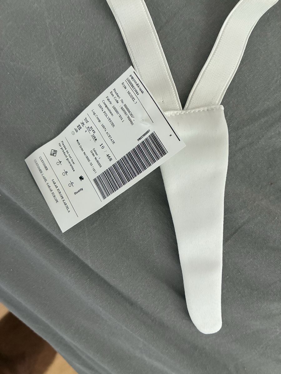 Cravatte: Herren Set Kummerbund-Fliege-Einstecktuch weiss Sarar – Usato da Wetzikon ZH venduto da Higure 5
