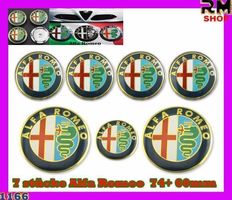 Alfa Romeo Logo 74 mm + 60 mm
