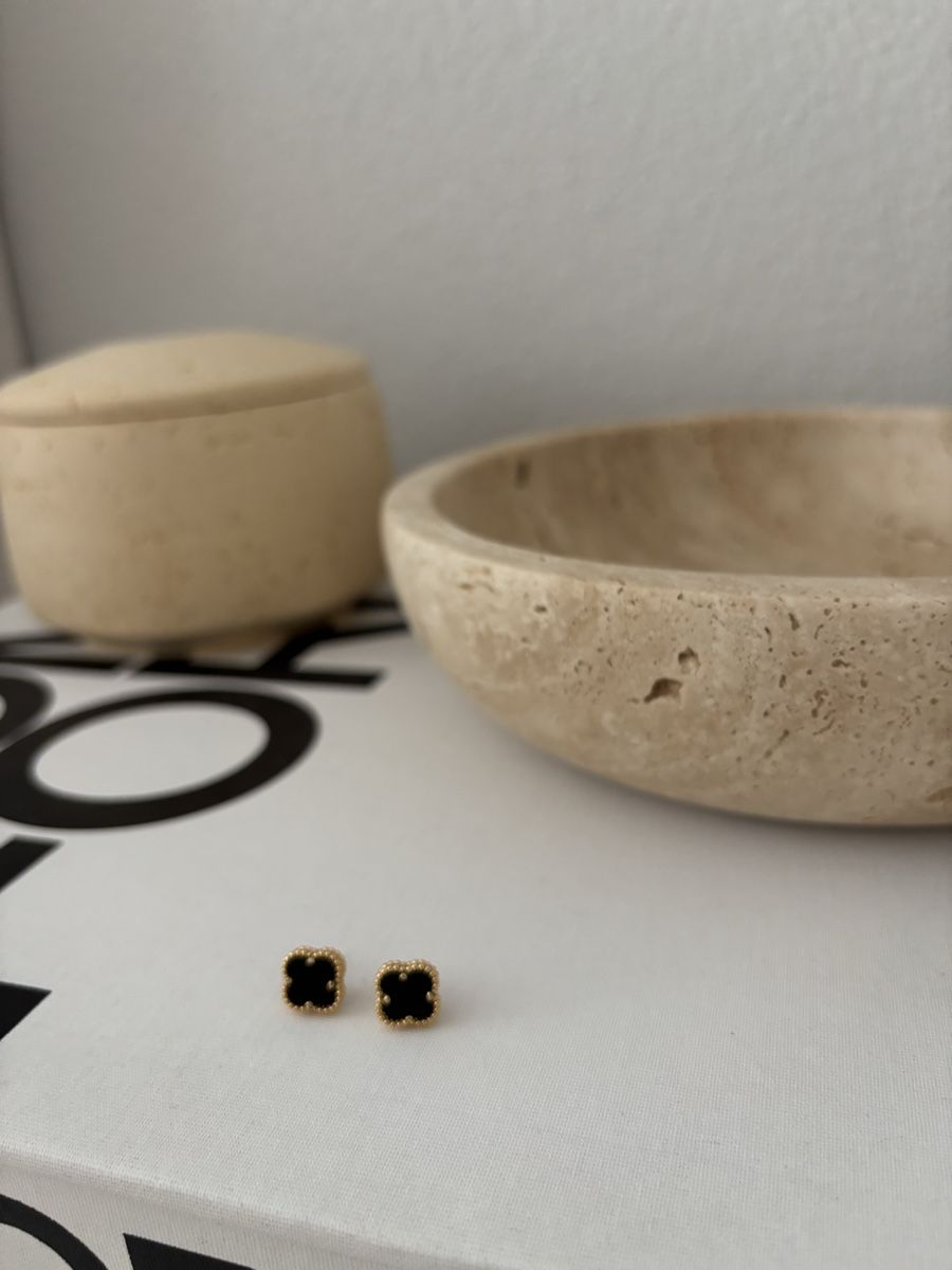 Orecchini pendenti & Orecchini a lobo: Mini Earrings in Gold and Black  – Usato da Horgen venduto da lme_8kj7 1