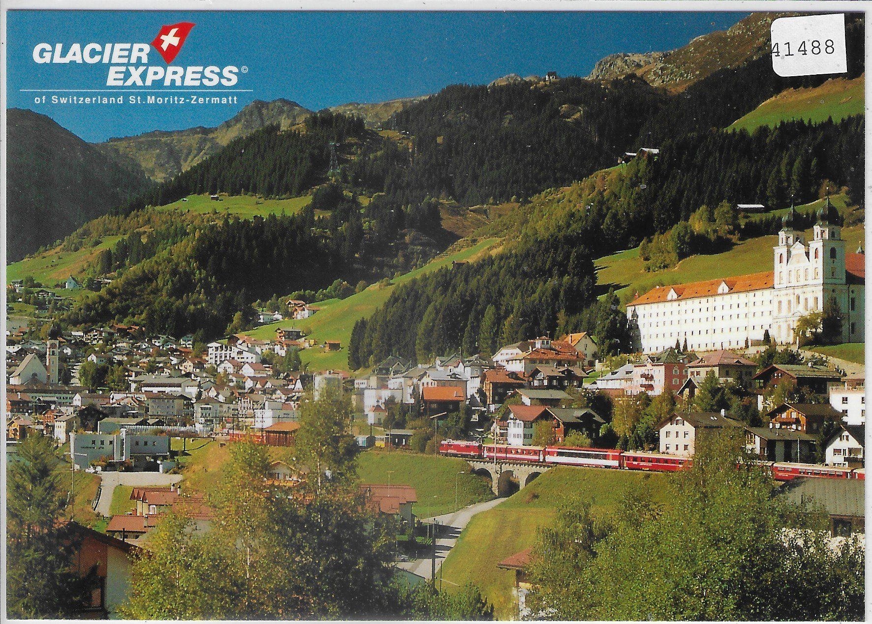 Cartoline postali: Glacier-Express in Disentis – Usato da Ettingen venduto da Kartenplanet