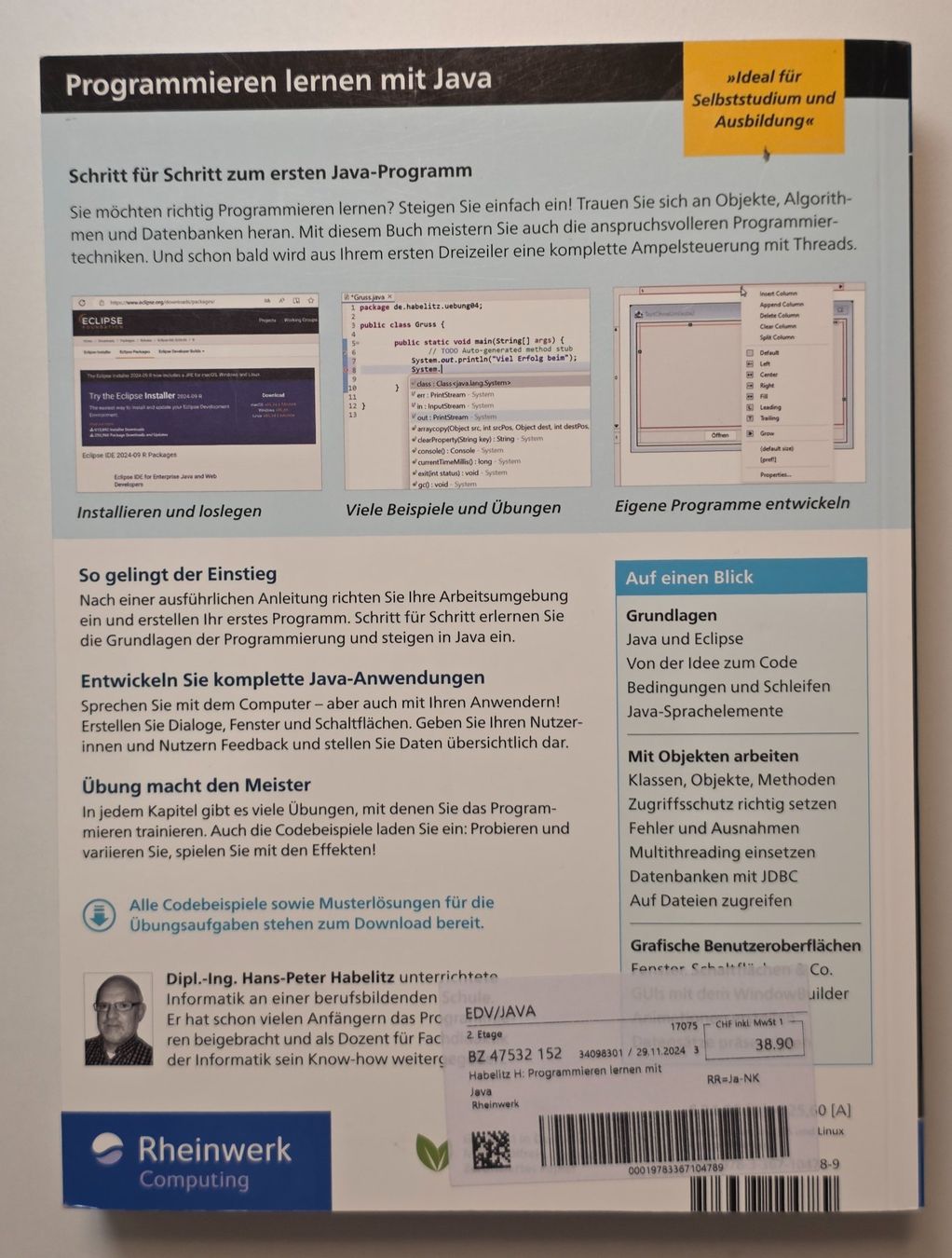 Livres: Ausgabe 2025 PROGRAMMIEREN LERNEN MIT JAVA H.R. Habelitz – Neuf (Voir description) à Dürnten par Bachtelrider_ 1