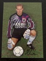 FC Aarau Andreas Hilfiker signierte Karte 1995/96