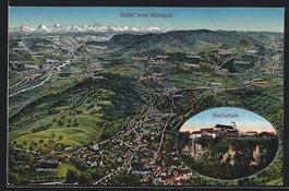 Binningen, Mariastein, Relief vom Birsig