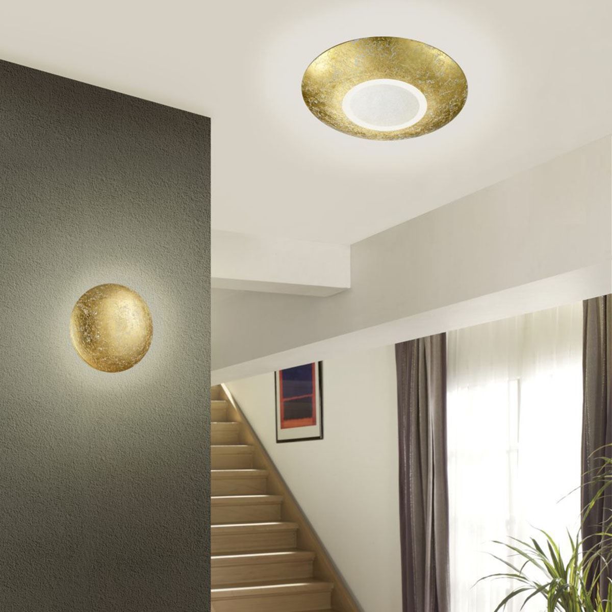 Lampen: LED Wandleuchte, Hotel-Design, Gold – Neu (gemäss Beschreibung) aus Kreuzlingen von Smart-Light 1