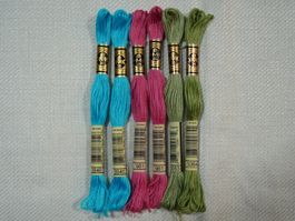 DMC Stickgarn Mouliné –  6er Pack – Sticktwist (Los A27)