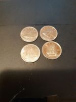 Lot de 4 pièces de 10 cents canadiens 1977,1980,1981,2000