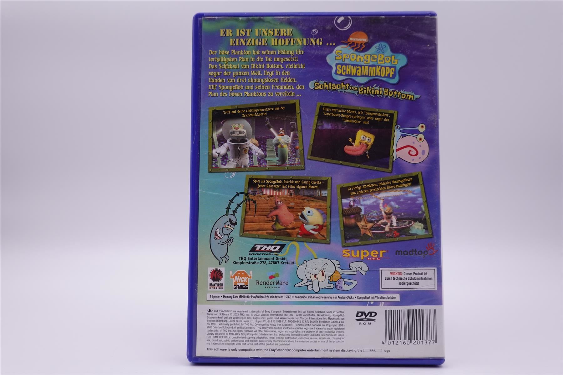 Sony Spiele: Spongebob Schlacht um Bikini Bottom(PS2) – Gebraucht aus Herisau von ZelliZone 1